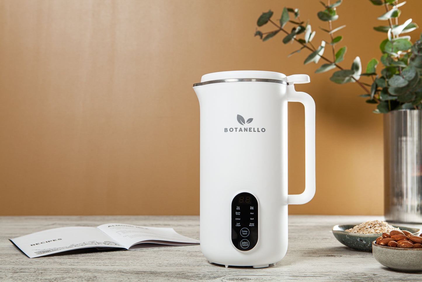 Botanello Plant-Perfect Vegan Milk Maker 560ml White (Australian Model)