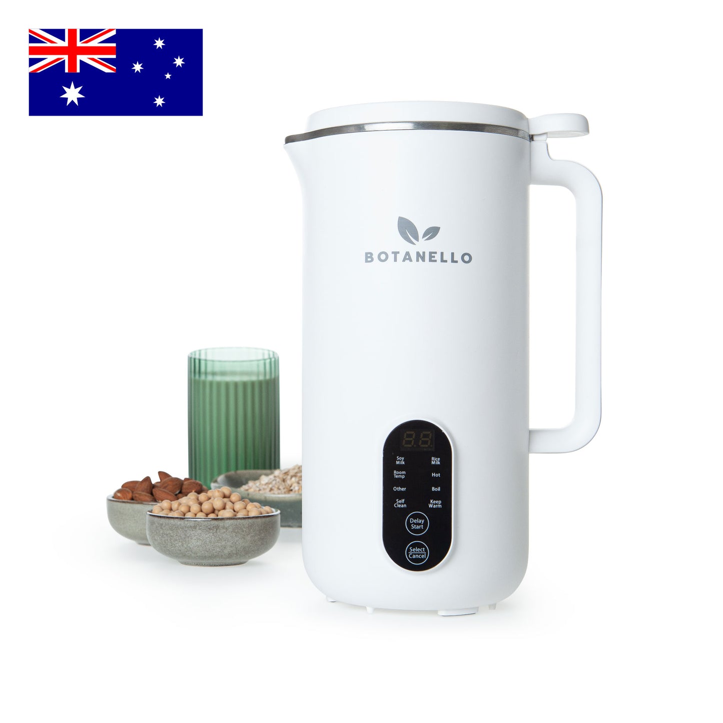 Botanello Plant-Perfect Vegan Milk Maker 560ml White (Australian Model)