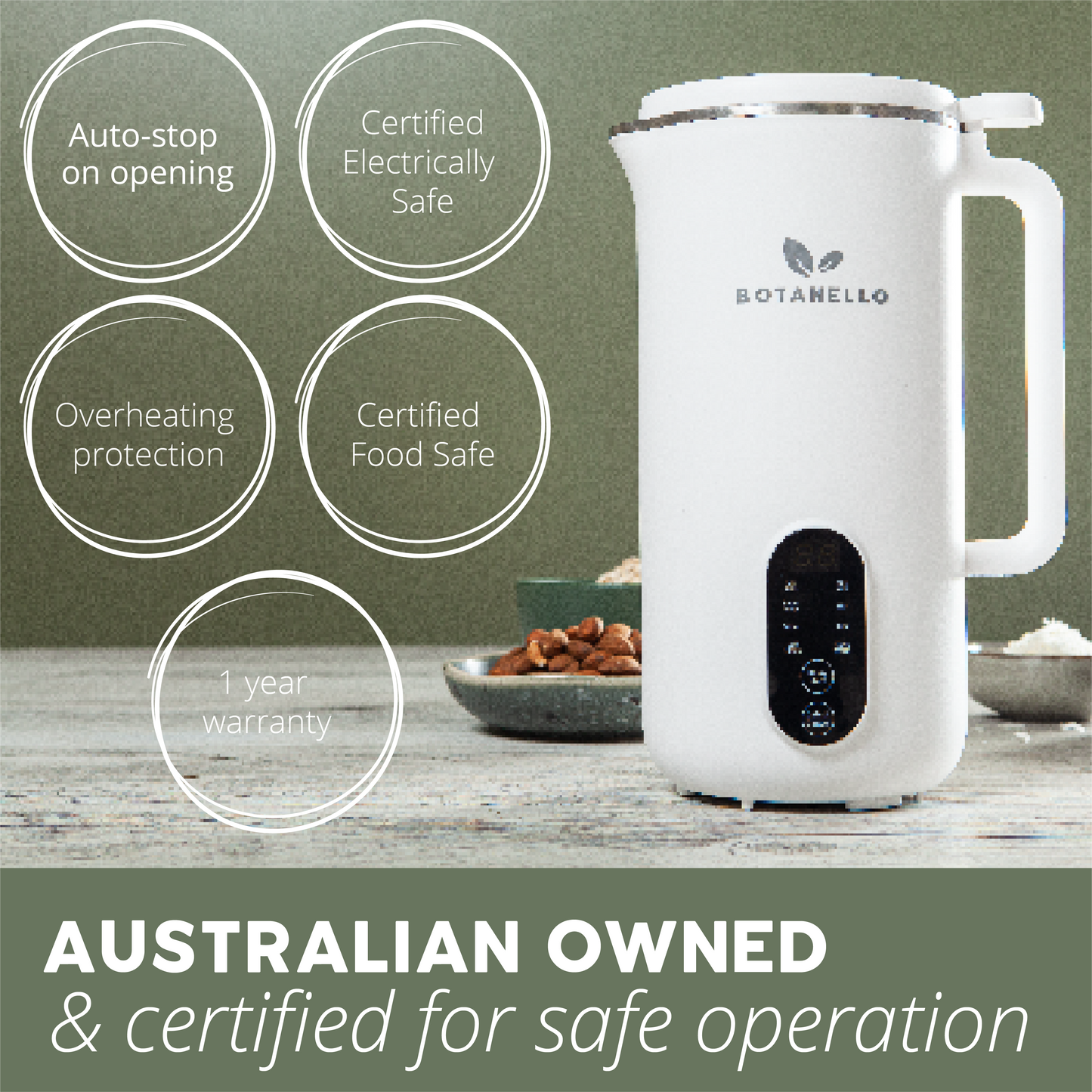 Plant-Perfect Vegan Milk Maker 560ml White (Australian Model)