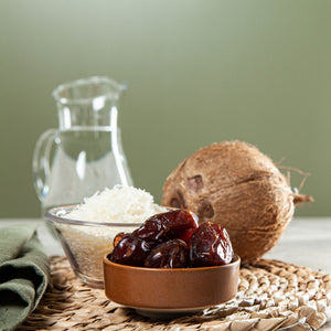 Coconut Milk with coconut, dates and the Botanello milk maker