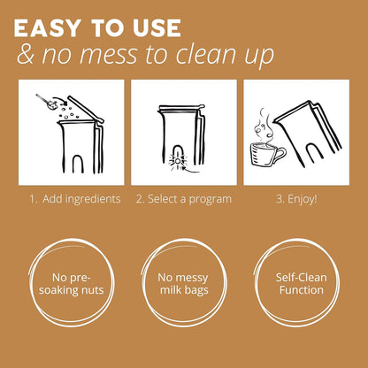 Botanello Plant-Perfect Vegan Milk Maker 560ml White (Australian Model)